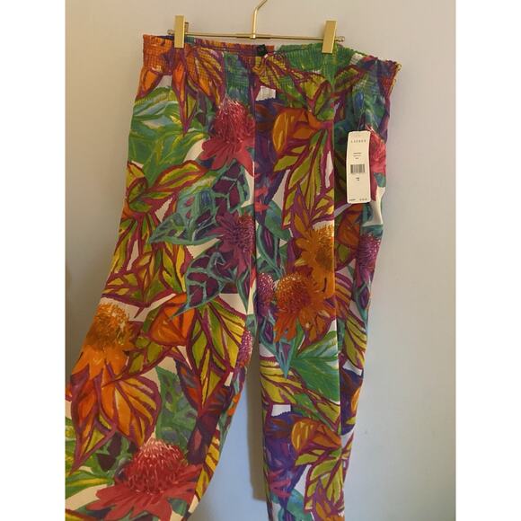 Ralph Lauren Pants Floral Size 1x Nwt Retails $110 - Picture 1 of 6